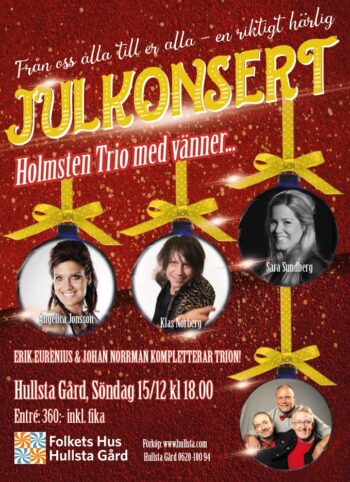 15/12 Holmstens trio med vänner